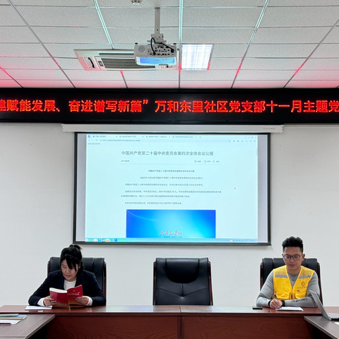 “党建赋能发展、奋进谱写新篇” ﻿万和东里社区党支部主题党日活动