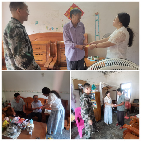 庆祝新中国成立75周年 崖州区南雅社区      开展慰问困难老党员走访慰问活动