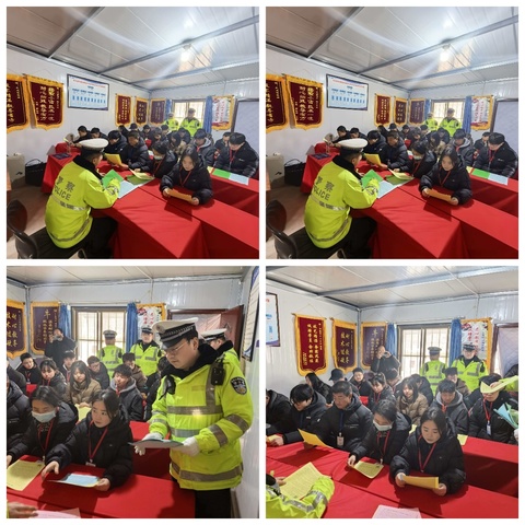 高速交警深入客运企业开展春运前安全宣传 筑牢春运安全防线