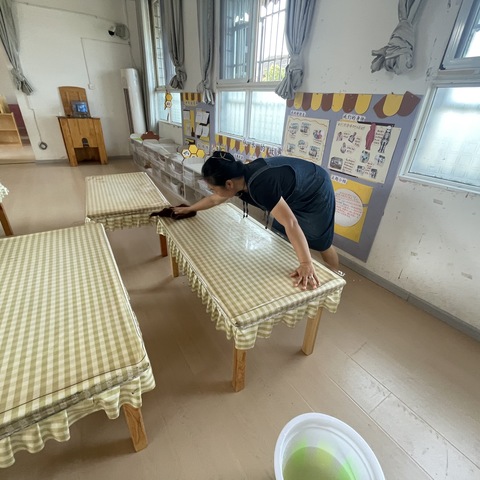 用心准备，“净”待归来——播州区龙坪镇中心幼儿园开学前准备工作