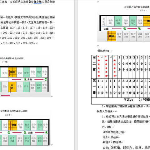 筑牢安全防线 守护校园安全——泸县毗卢镇学校中学部组织开展夜间地震疏散演练