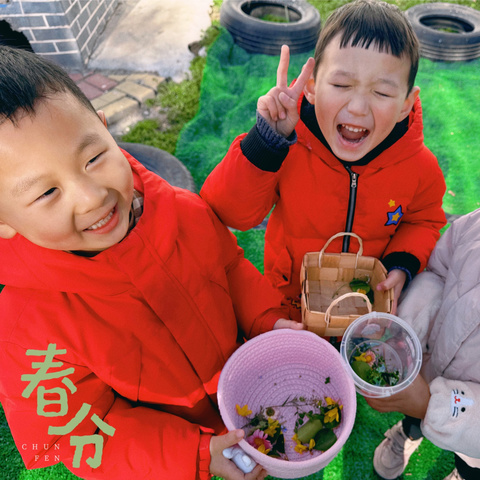 玩转春分，趣味盎然     ——实幼安东园区开展“春分”节气活动