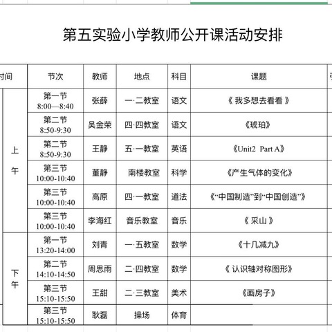 教以潜心，研以致远—定陶区教科研中心团队深入第五实验小学开展普听课指导活动