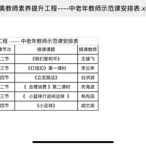 【和美教师素养提升工程】——中老年教师示范课活动纪实