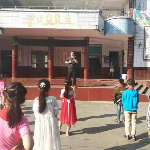 望江乡第一学校值周工作简报