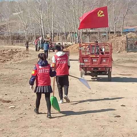 大旗村党支部开展“爱国卫生运动百日攻坚”主题党日活动