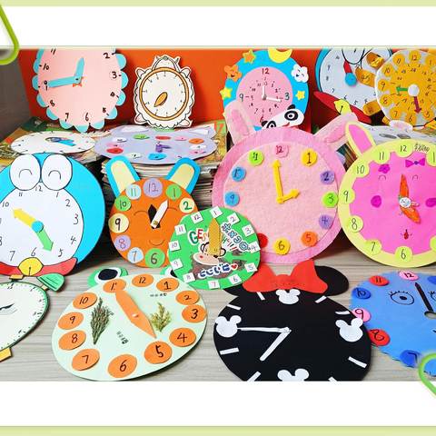 【实验三小·教务】美时美刻 创意你我——丛台实验第三小学一年级数学制作钟表活动