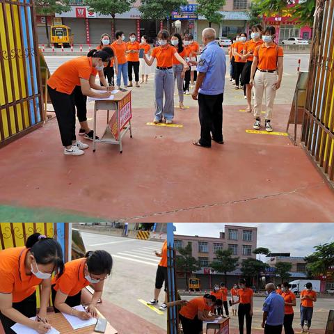 “防疫演练，备战开学”——长坡镇中心幼儿园开展开学防控演练