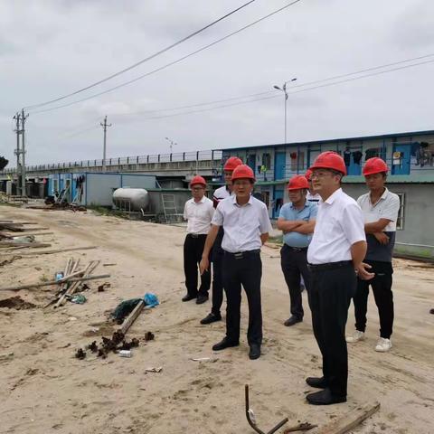 县委书记孙世文调研九所污水处理项目
