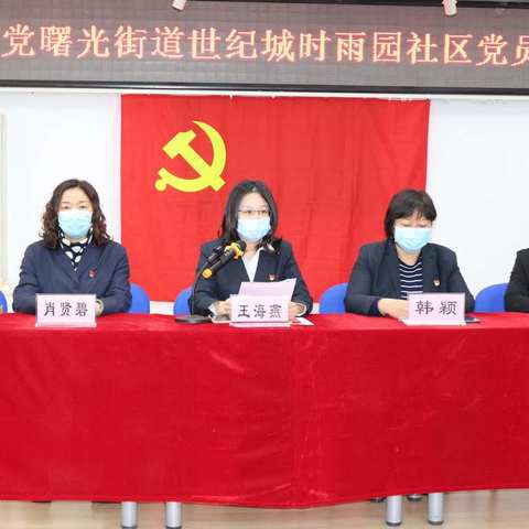 选出好班子 再启新征程——曙光街道时雨园社区圆满完成党组织换届选举工作