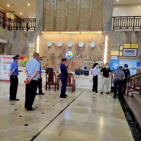 大致坡镇联合驻镇各执法部门开展酒店网吧文旅业安全生产（消防安全）专项执法检查