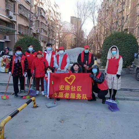 宋城街道宏康社区开展“干干净净过新年”全民动手活动