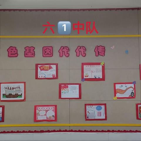 红色基因代代传——六年级班级文化检查