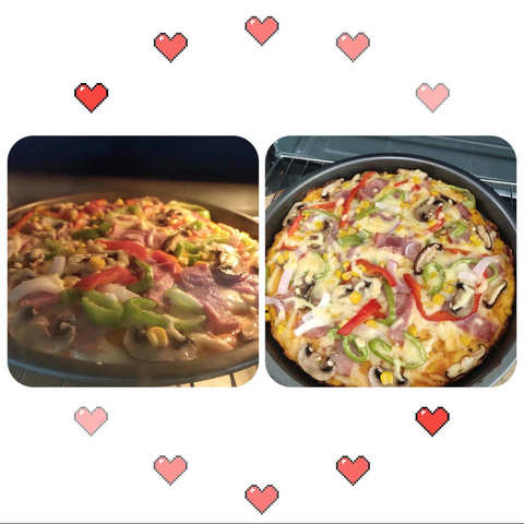 我的美味披萨🍕三3⃣️班 朱梓嫣