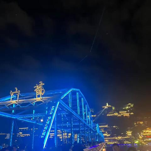 穿透夜色的诗意——兰州中山桥