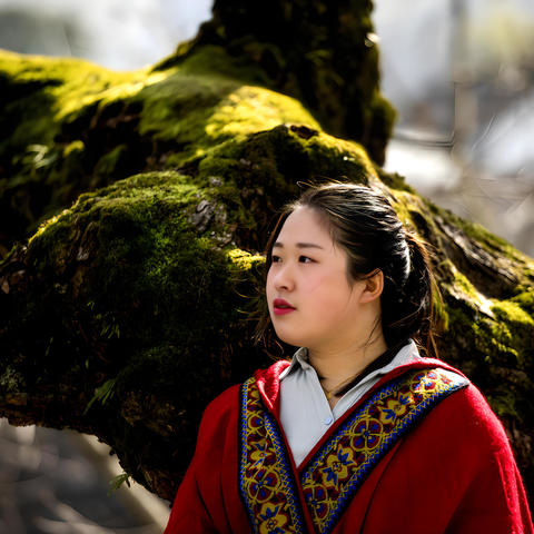 纯真容颜展青春之美