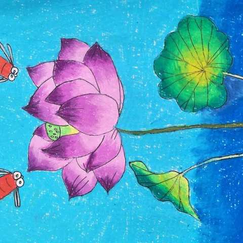 2017至2018学年度第二学期五年级和四年级美术作品