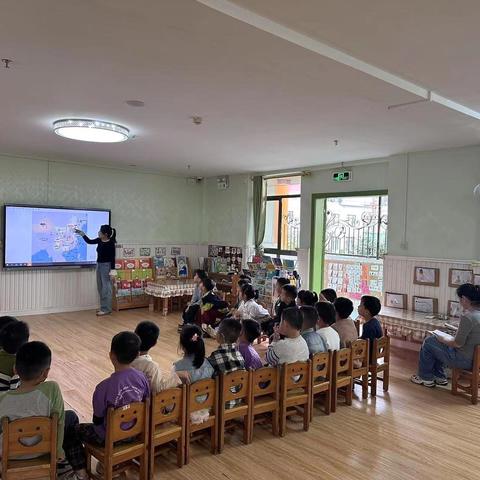 大班语言活动《幼儿园地图》