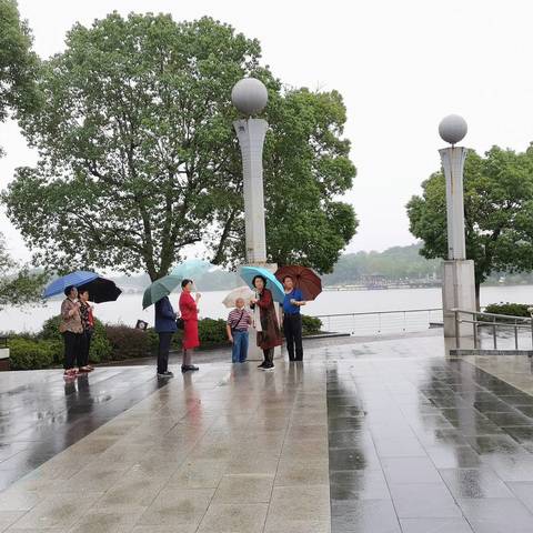 雨中游古镇