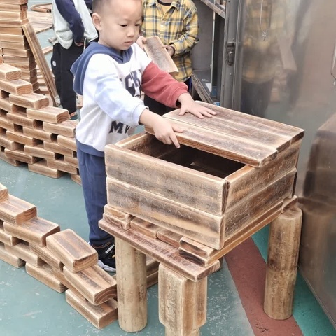 中三班——搭建长城