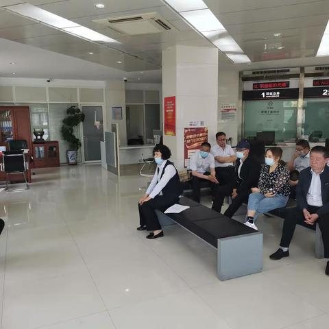 2021年5月17日锦林分理处召开月度例会