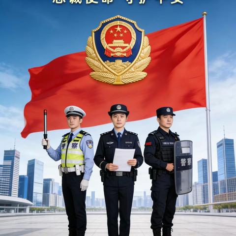 人间烟火气 藏蓝守平安 ﻿——致敬2026年中国人民警察节