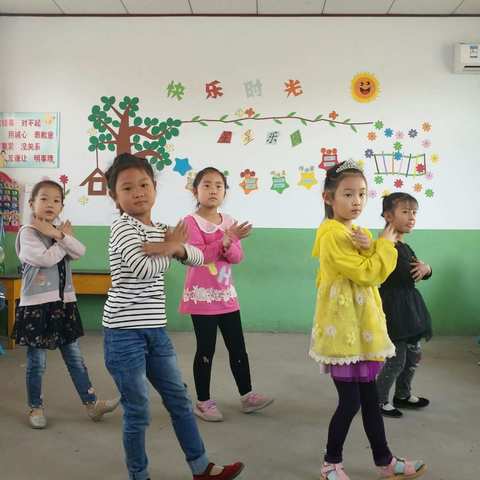 前营学区杜林教学点欢歌笑语，喜迎六一，一起跳起来；小小手工坊，这里的世界更精彩