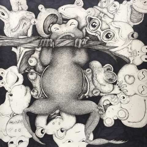 2020级美术学《平面色彩构成》优秀作品