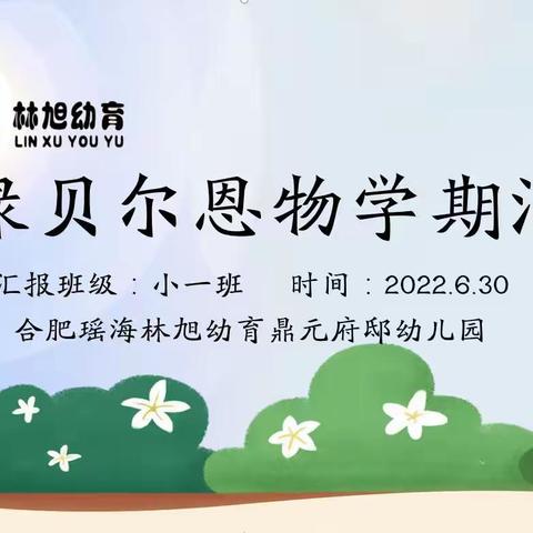 萌宝玩转恩物——小一班福禄贝尔恩物学期汇报