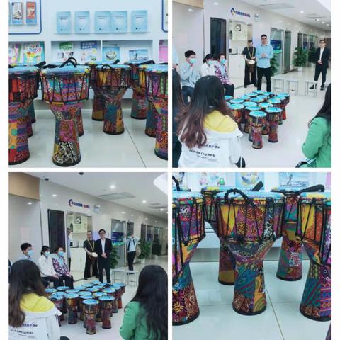 以歌动人，以鼓会友——建行惠山支行工会开展非洲鼓员工心理减压沙龙