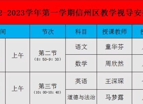 名师视导，力学笃行——信州区名师视导活动走进沙溪中学