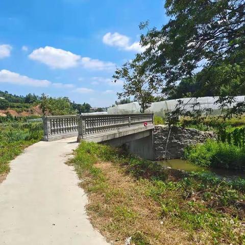 热烈祝贺石螺坌坝上兴建社官【路】虔诚【桥】顺利竣工！