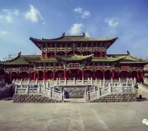 听禅乐游雪景古寺，看我仿古建筑作品一一丁酉年春雪后，游焦作石佛寺。