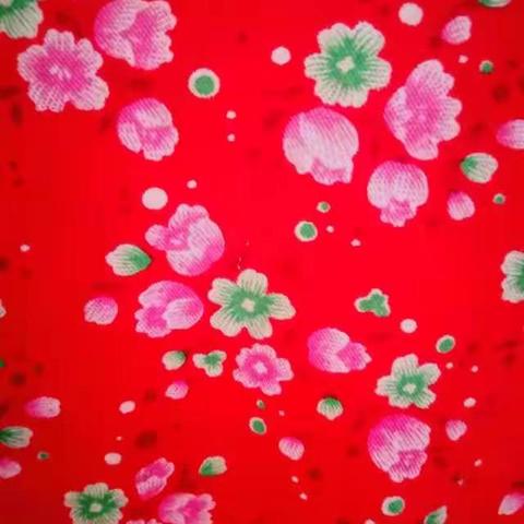 一块旧花布
