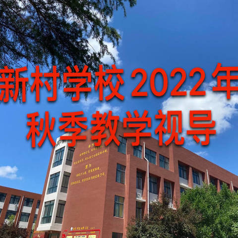 教学视导促发展，实干笃行谱新篇——新村学校迎接市教科院教学视导