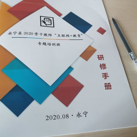 学习没有过去式，只有进行时——永宁县2020骨干教师“互联网+教育”培训（A班第2组）