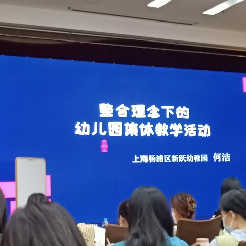 整合理念下的幼儿园集体教学活动