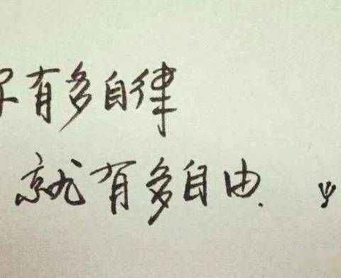 自律者出众，不自律者出局