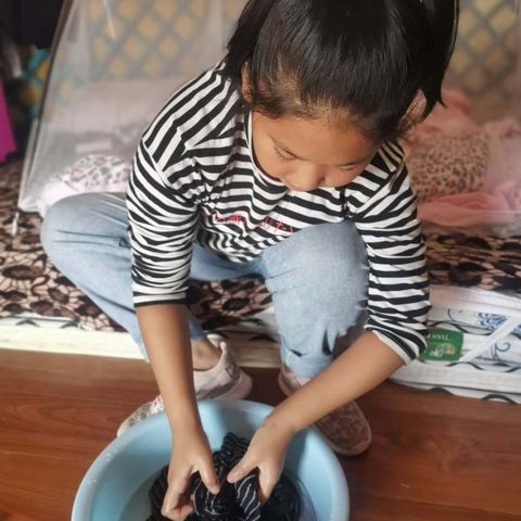 我是勤劳小蜜蜂—第四小学乔萱老师二年级一班，劳动纪实！