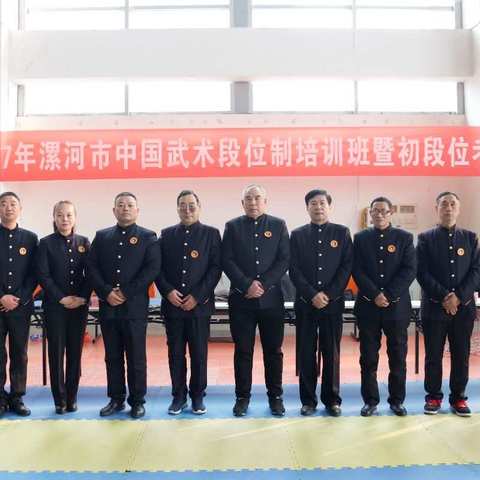 2017年漯河市第六届武术段位制培训班暨考试纪实