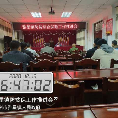 12月15日儋州市各镇防贫综合保险工作进展