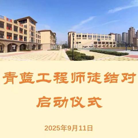 青蓝同辉映初心 教学相长启新篇——2025年晴川英才“青蓝工程”师徒结对仪式全记录