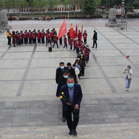 “建党百年祭英烈，红色基因代代传”——单县南城明德小学