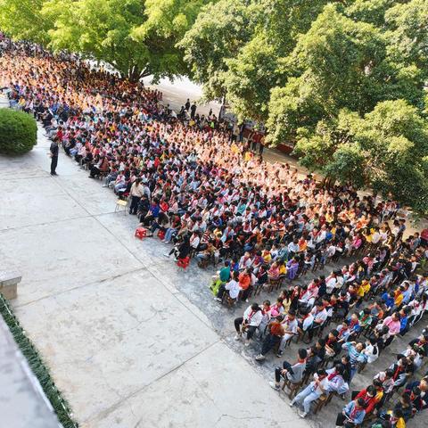 手拉手践行法治，心连心共建和谐 ——归朝镇中心小学开展法制宣传进校园活动