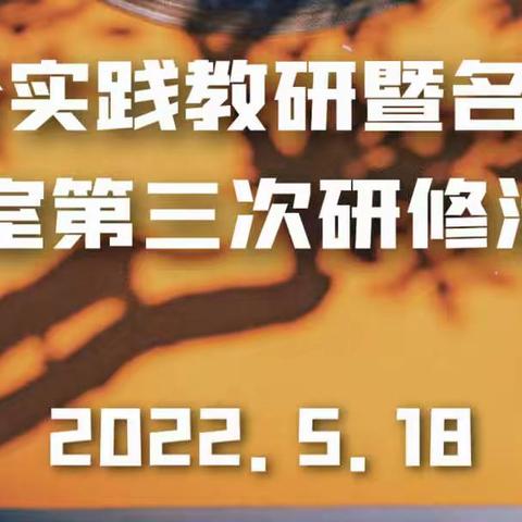 综合实践教研暨名师工作室第三次研修活动