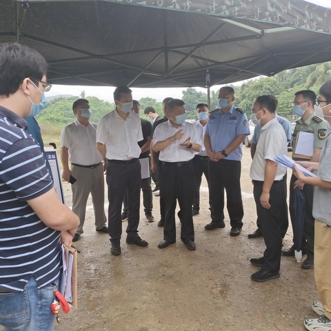 省督办组赴天涯区督办反走私综合执法站项目建设工作