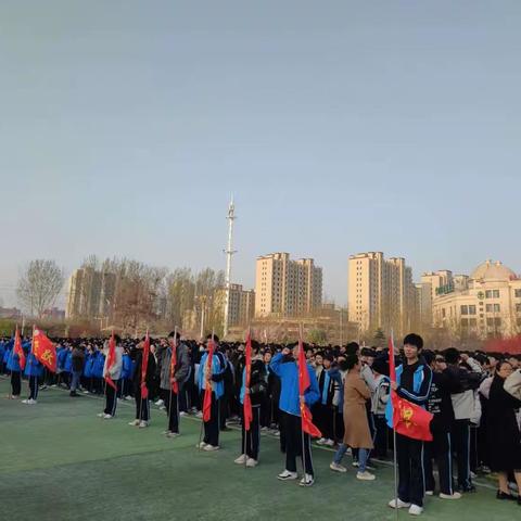 天生我材必有用，奋发拼搏向未来——南乐县第二初级中学升旗仪式