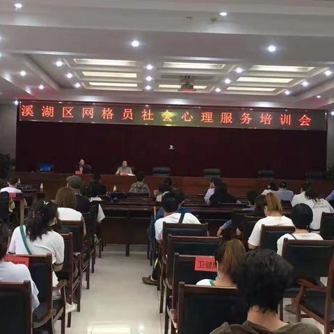 强化业务培训 提升治理能力——溪湖区组织召开网格员社会心理服务培训会