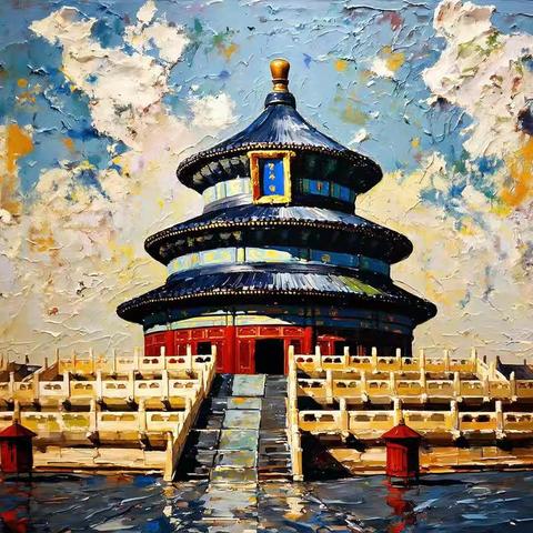 𝔸𝕀 绘画🎨地标建筑