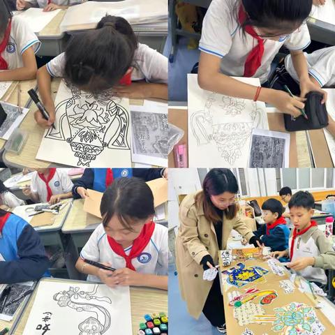 传统色韵彰非遗，古物新作焕新生 ——濮阳县第四实验小学古物“新”作美术社
